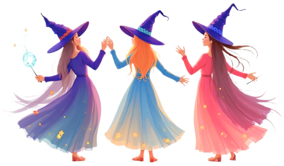 可愛いハロウィンシリーズ クリップアート(PNG形式)