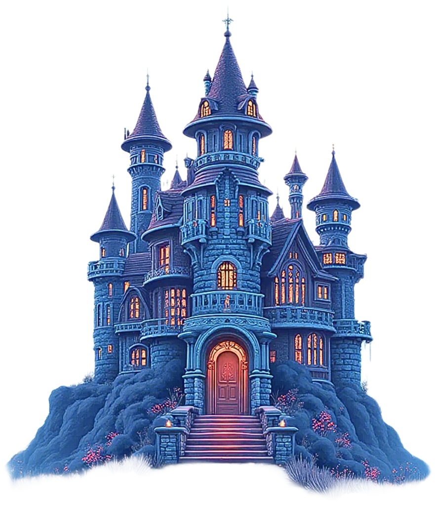 可愛いハロウィンシリーズ クリップアート(PNG形式)