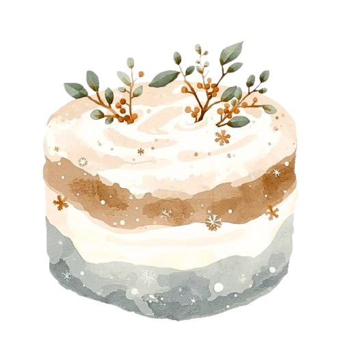 冬ver.誕生日クリップアート