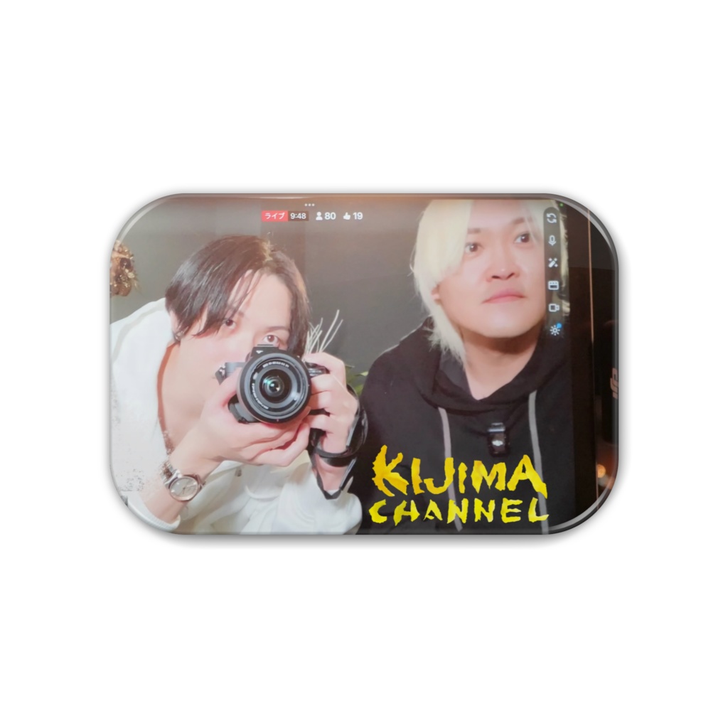 きじちゃん缶バッジ(ABE&KIJI)