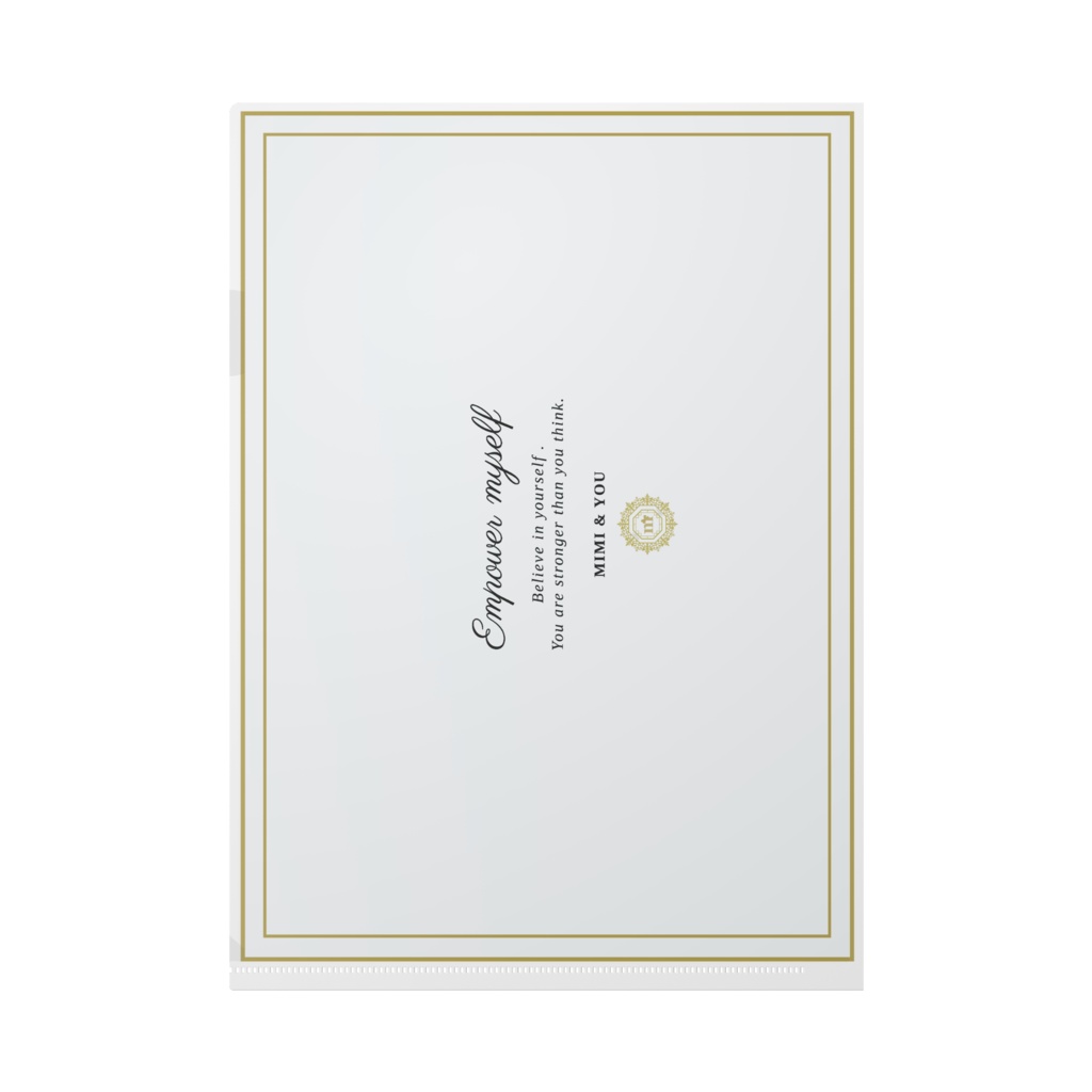 クリアファイル