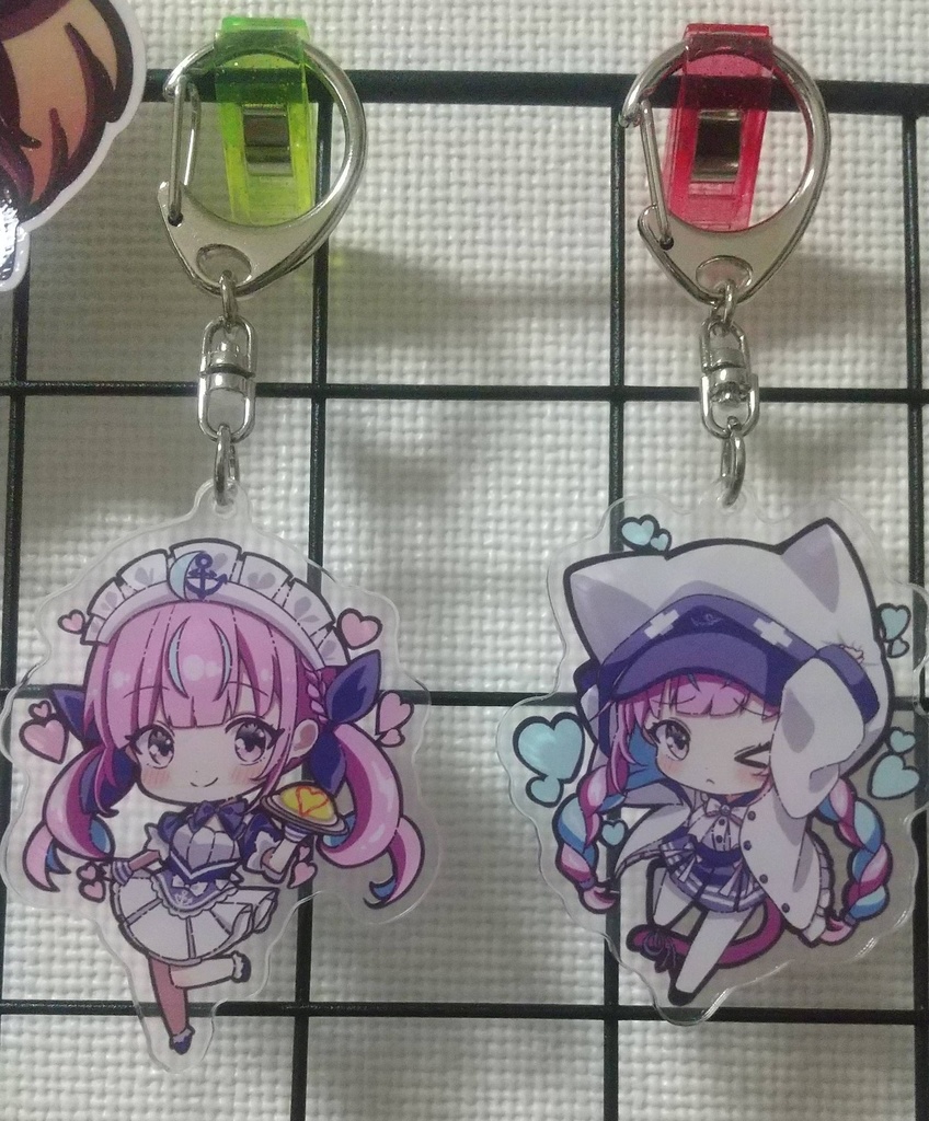 【非公式】ホロライブアクリルグッズ、缶バッチ(あくあちゃん多め)