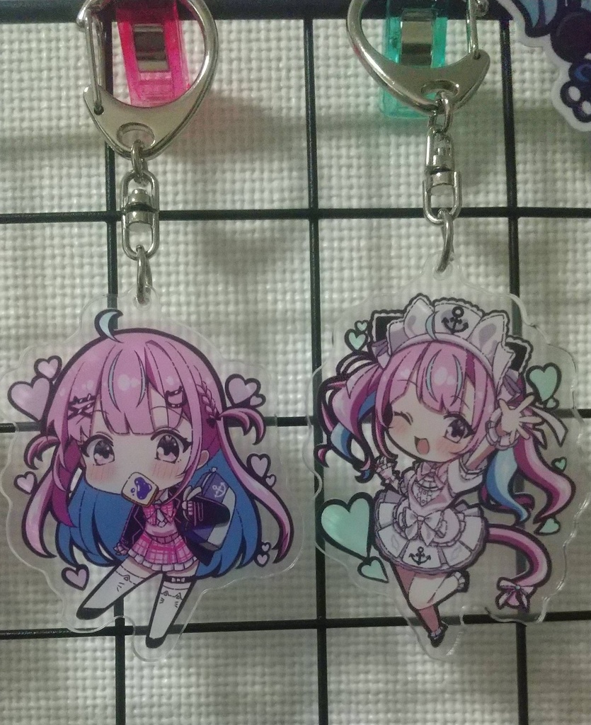 【非公式】ホロライブアクリルグッズ、缶バッチ(あくあちゃん多め)