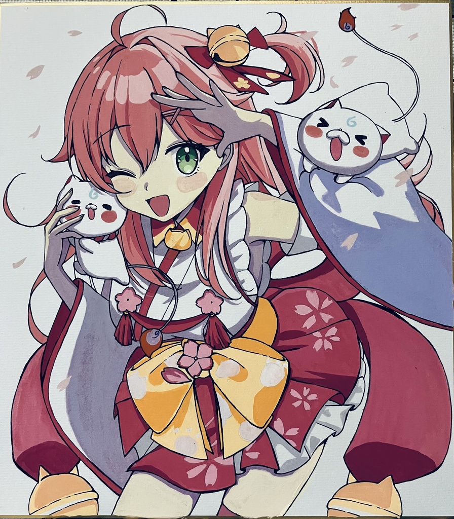 【非公式】オーダーメイド色紙(女の子キャラ限定)