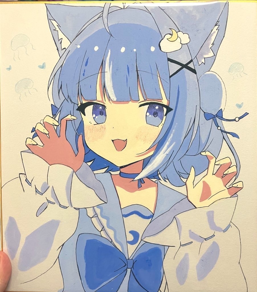 【非公式】オーダーメイド色紙（女の子キャラ限定）