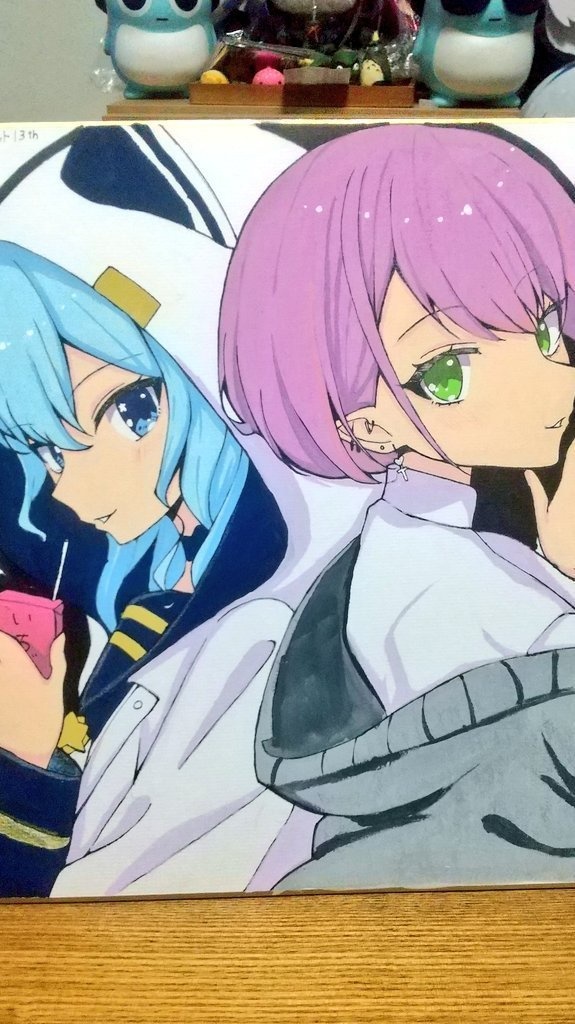 【非公式】オーダーメイド色紙(女の子キャラ限定)