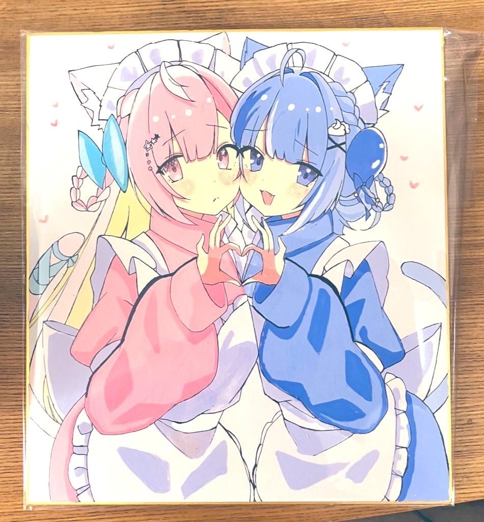 【非公式】オーダーメイド色紙(女の子キャラ限定)