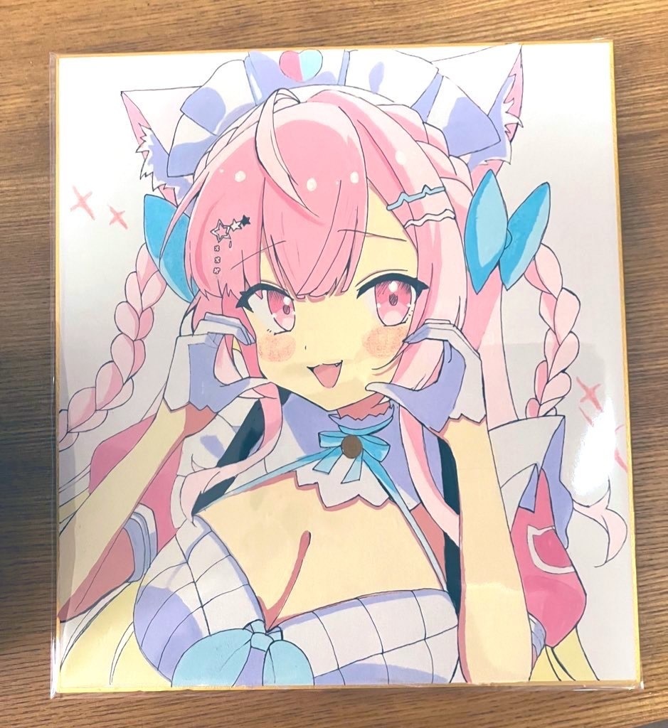 【非公式】オーダーメイド色紙(女の子キャラ限定)