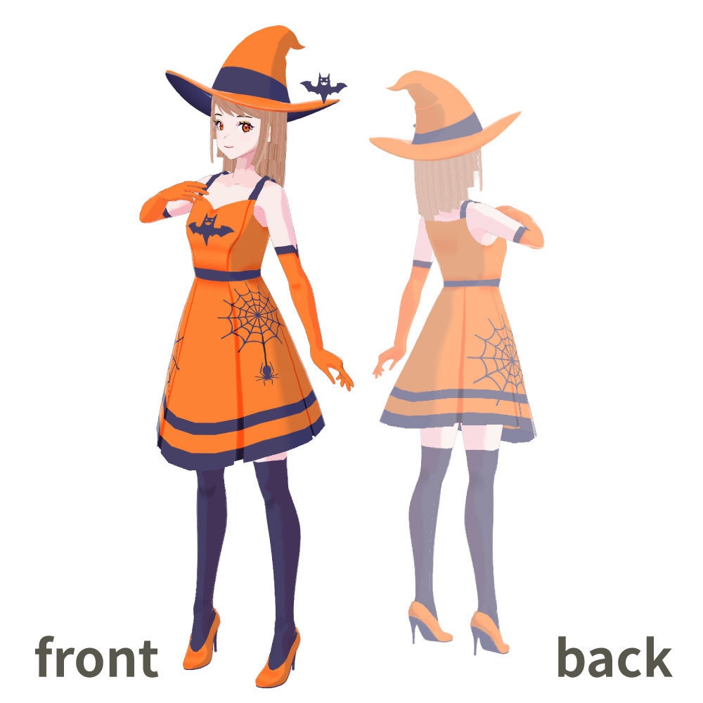 【VRoid】ハロウィン魔女セット halloween witch set