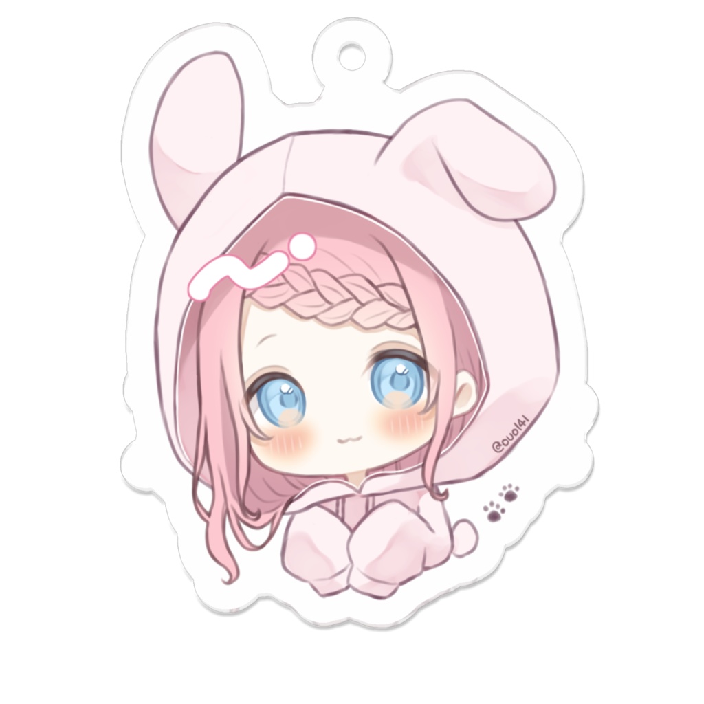 うさべるアクリルキーホルダー