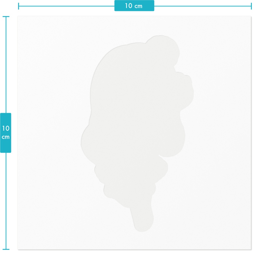 べるサンタステッカー