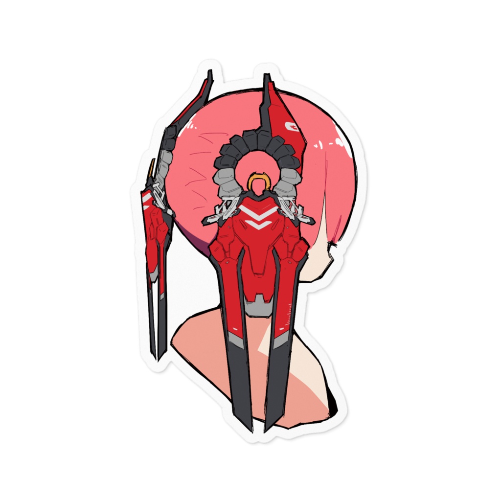 強化ツインテール　ステッカー