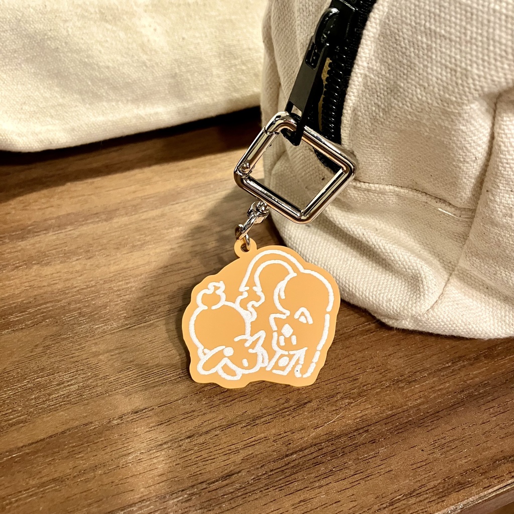 ゆるいベイルリンクス&アルミラージ アクリルキーホルダー