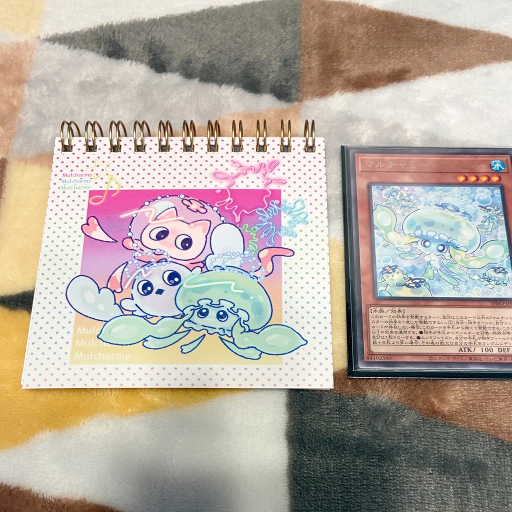 マルチャミーたちの正方形リングメモ帳