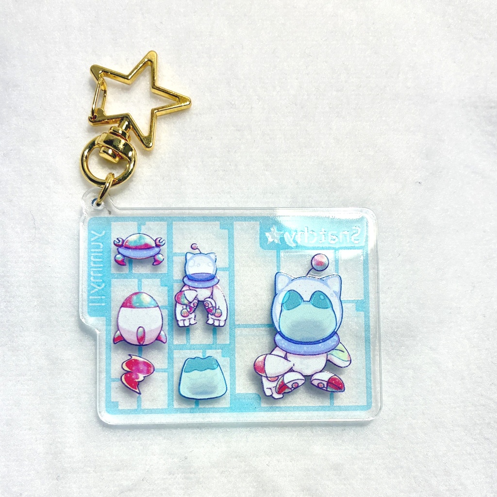 ヤミー★スナッチー プラモ風アクリルキーホルダー