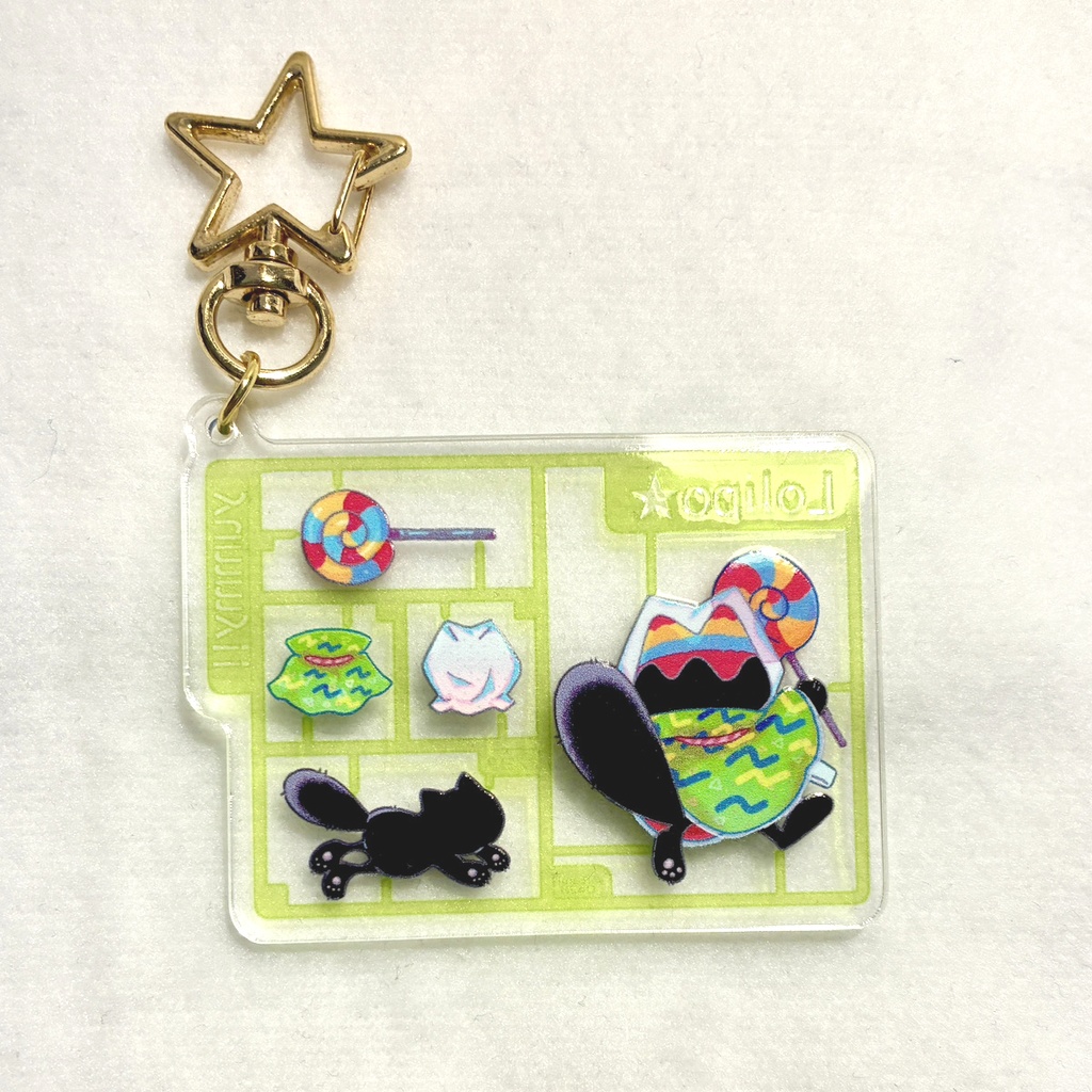 ロリポー☆ヤミー プラモ風アクリルキーホルダー