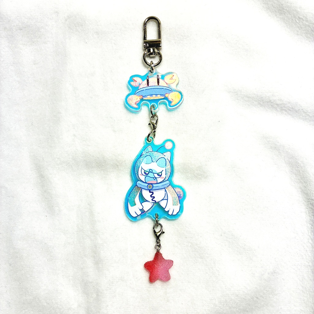 ヤミー★スナッチー つながるオーロラアクリルキーホルダー