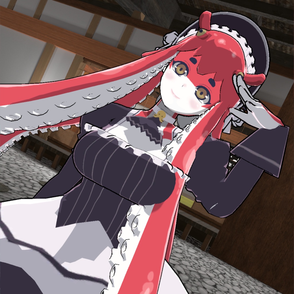 🐙VRC想定オリジナル3Dモデル「はっさく-Hassaku-」🐙