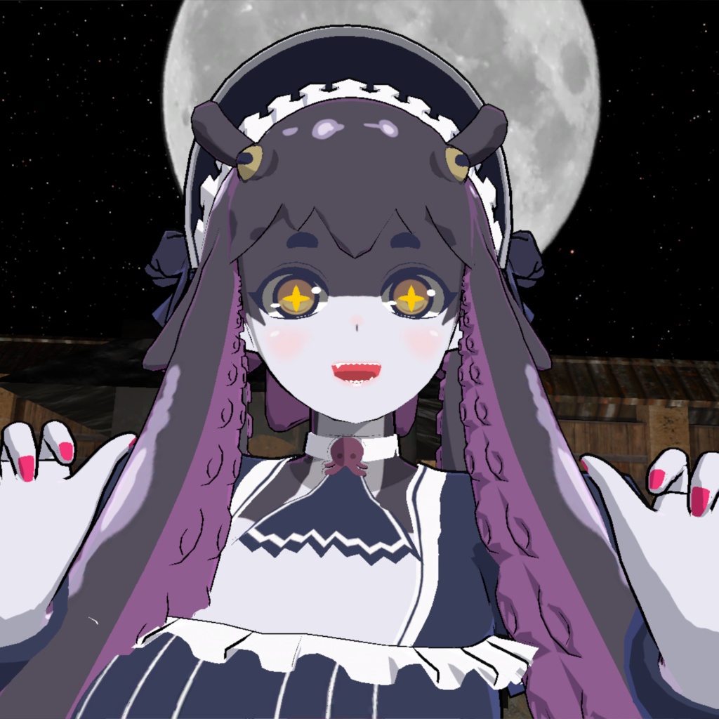 🐙VRC想定オリジナル3Dモデル「はっさく-Hassaku-」🐙