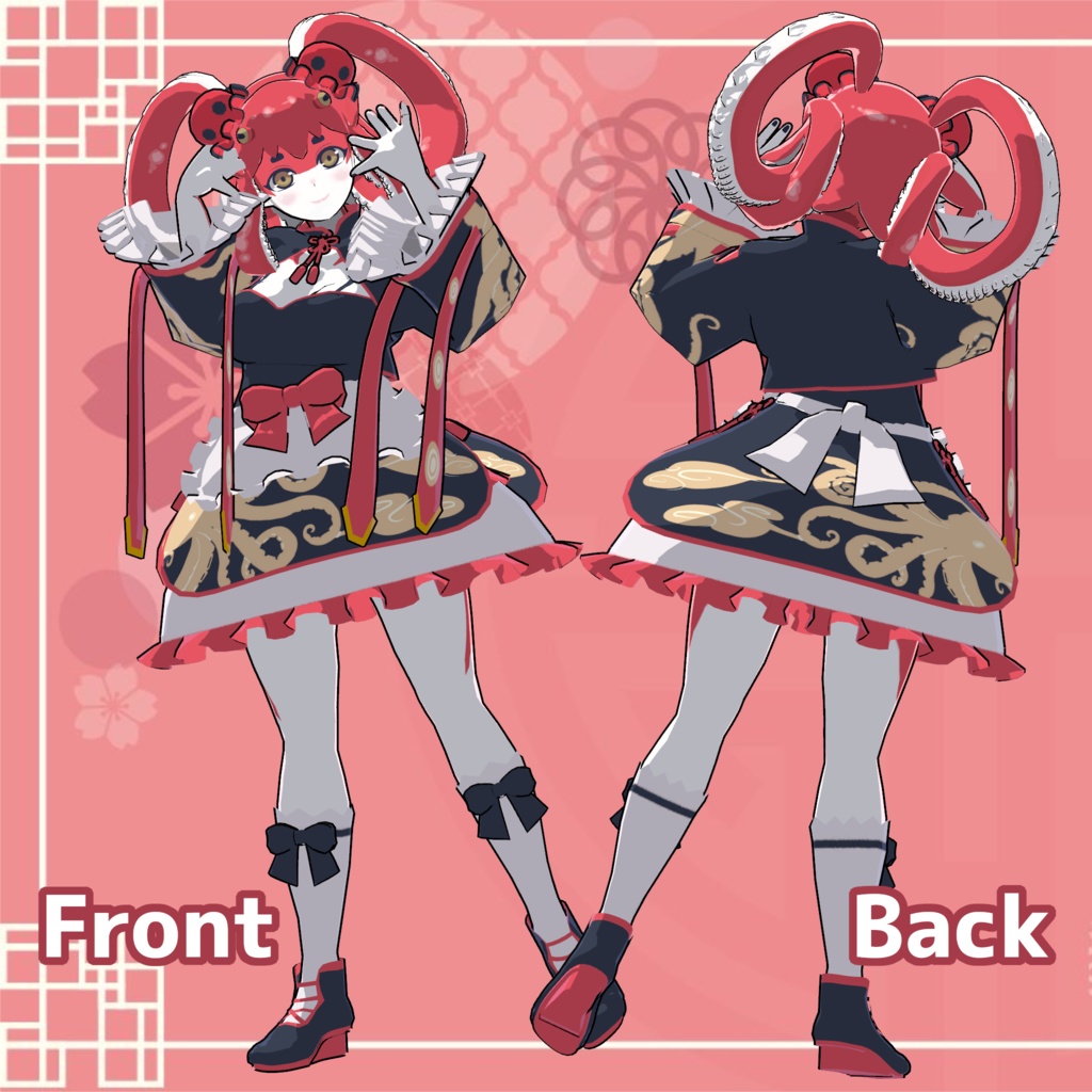 🐙はっさく対応衣装『テンタクルチャイナ』🀄