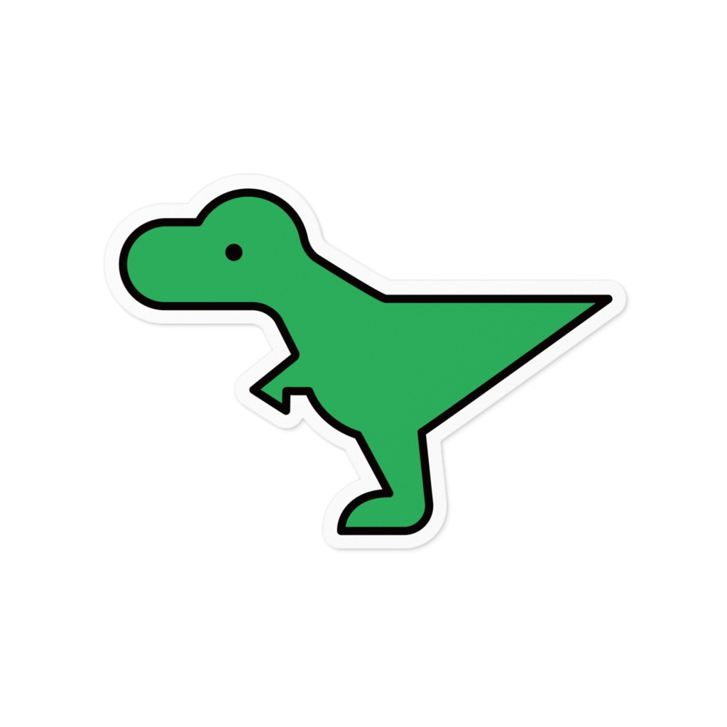 ステッカー てぃらのさうるす