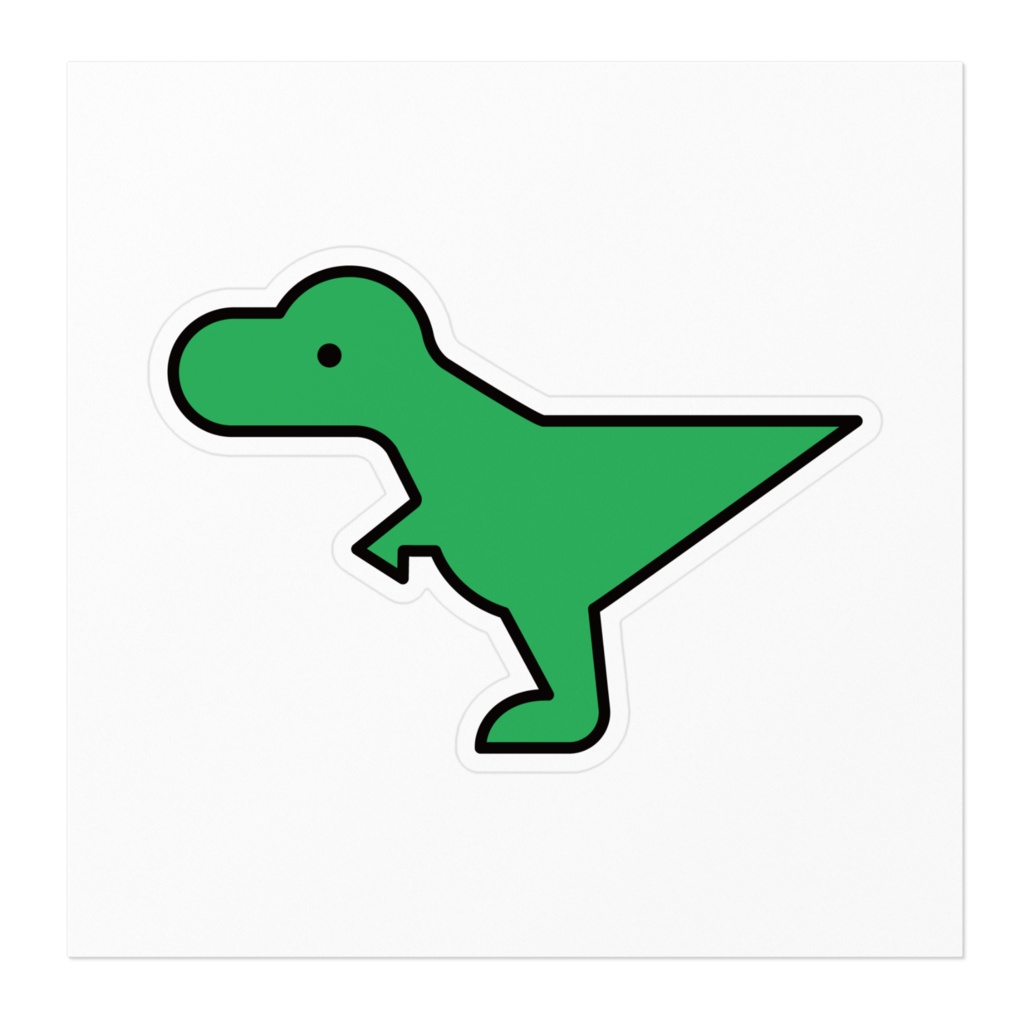 ステッカー てぃらのさうるす