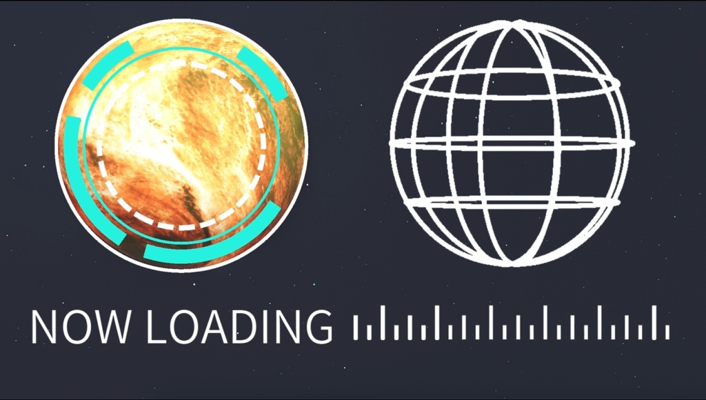 【配信素材】動くロード画面_宇宙【待機画面】