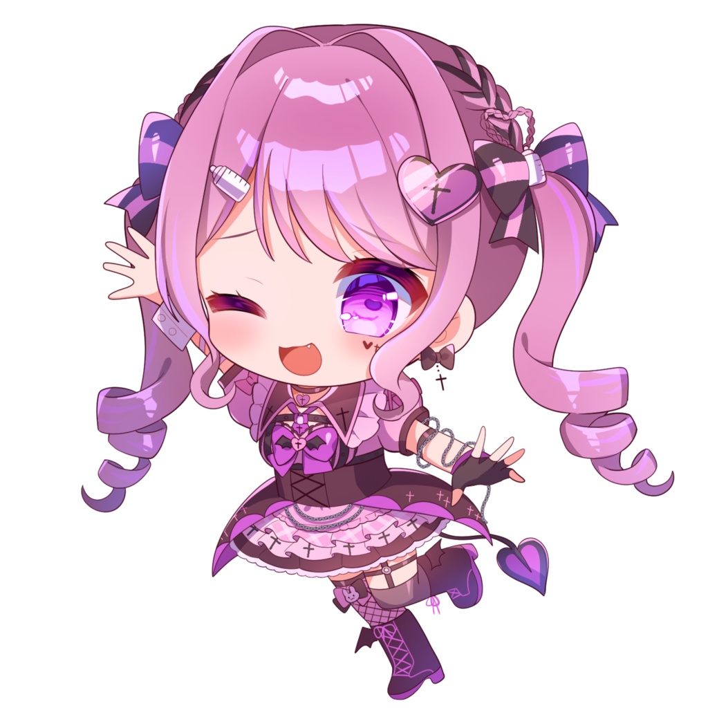 《きょぴぴ:ウインク♡》アクリルキーホルダー