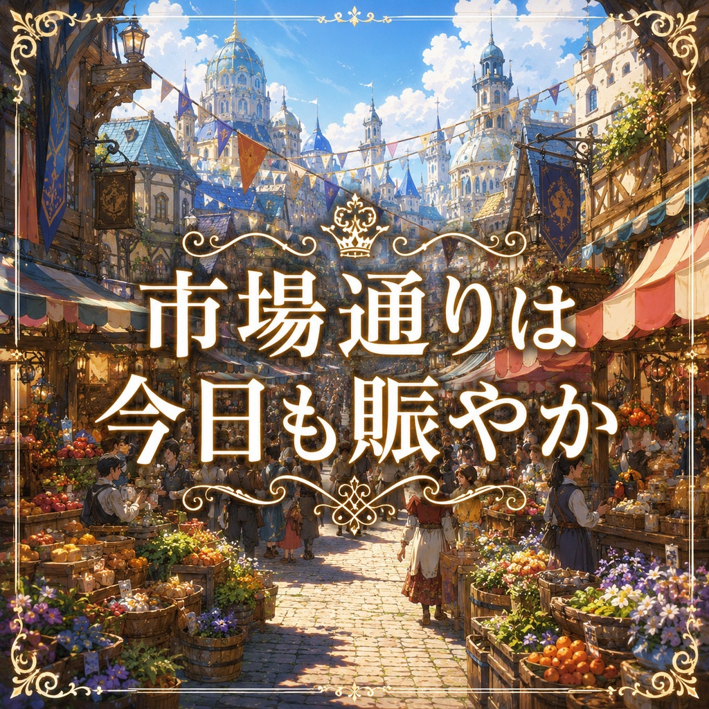 【配信向けBGM5曲セット】12.星冠の都