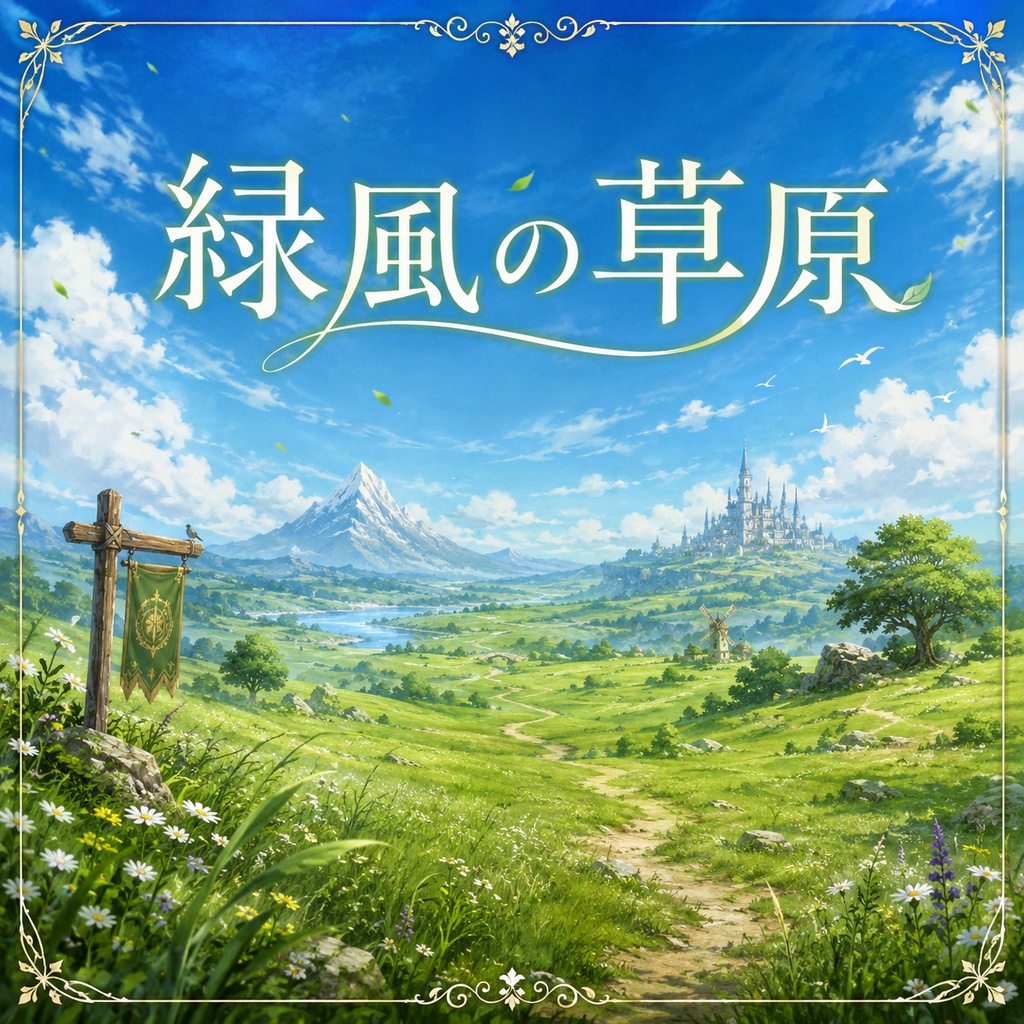 【配信向けBGM5曲セット】14.風景の地図