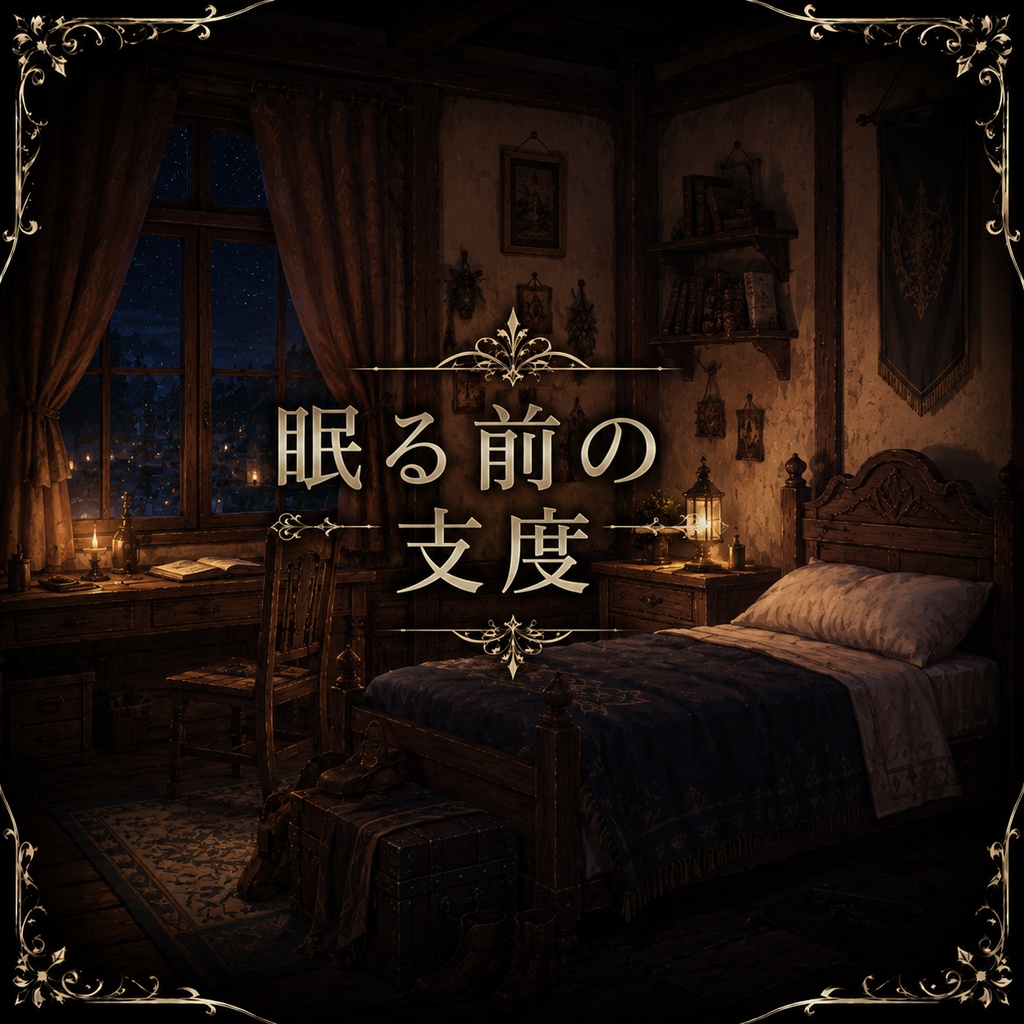 【配信向けBGM5曲セット】17.月下の休息