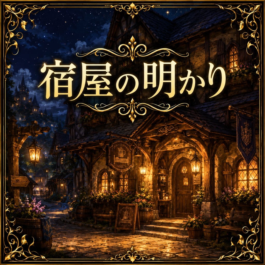 【配信向けBGM5曲セット】17.月下の休息