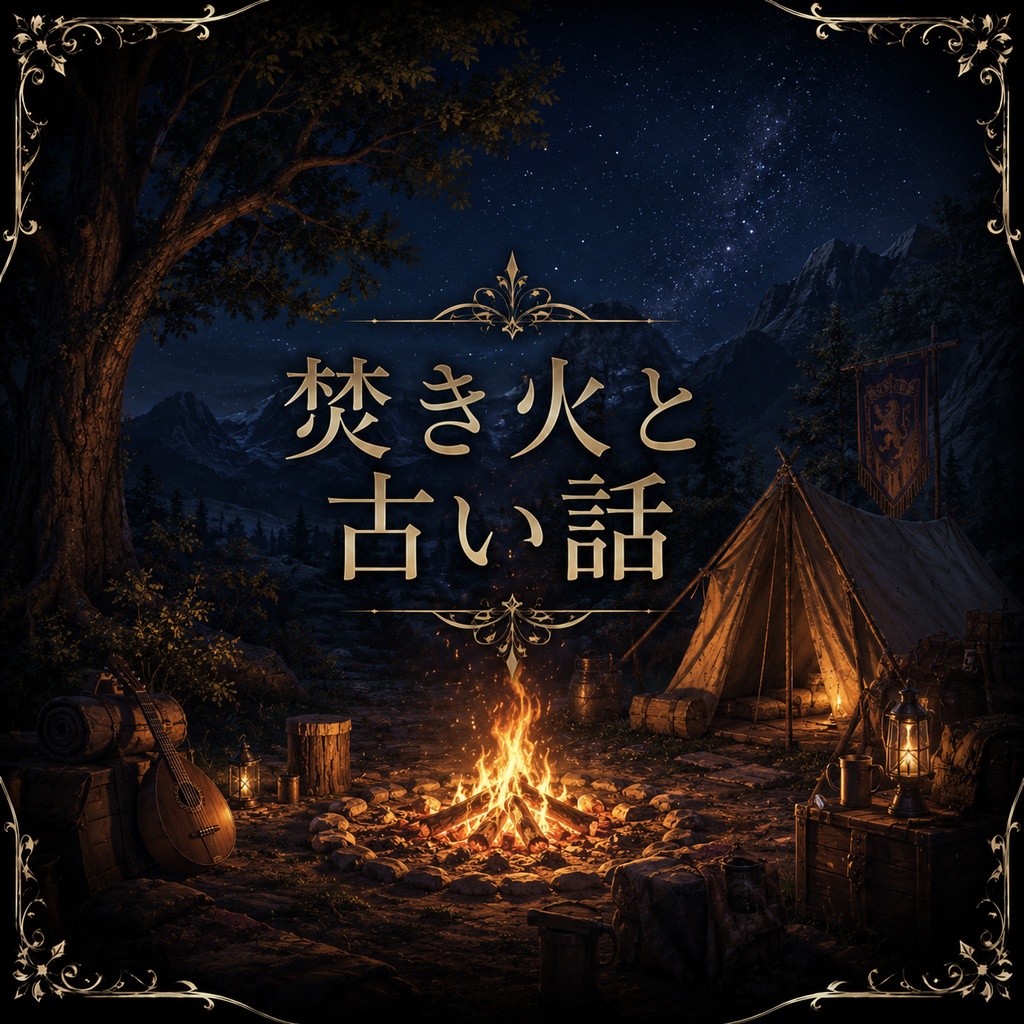 【配信向けBGM5曲セット】17.月下の休息