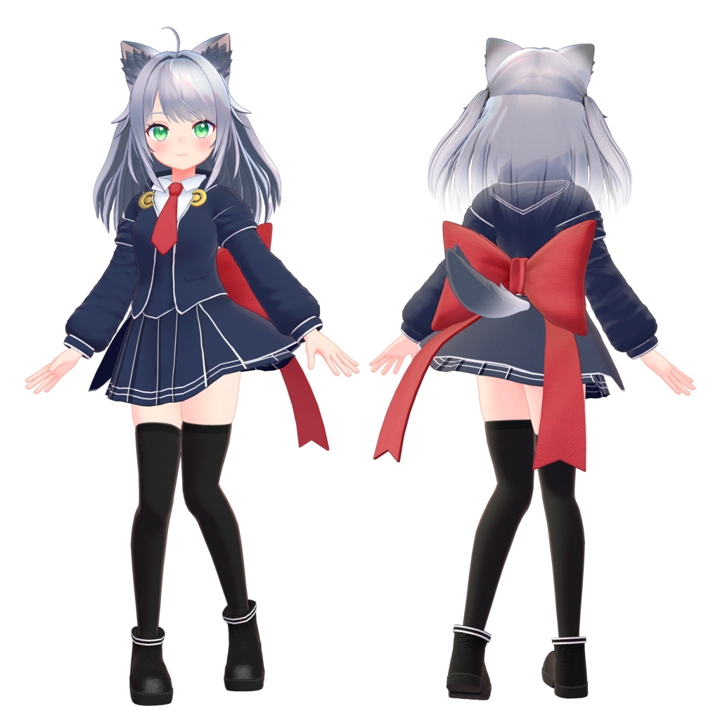 オリジナル3Dモデル「狐月」