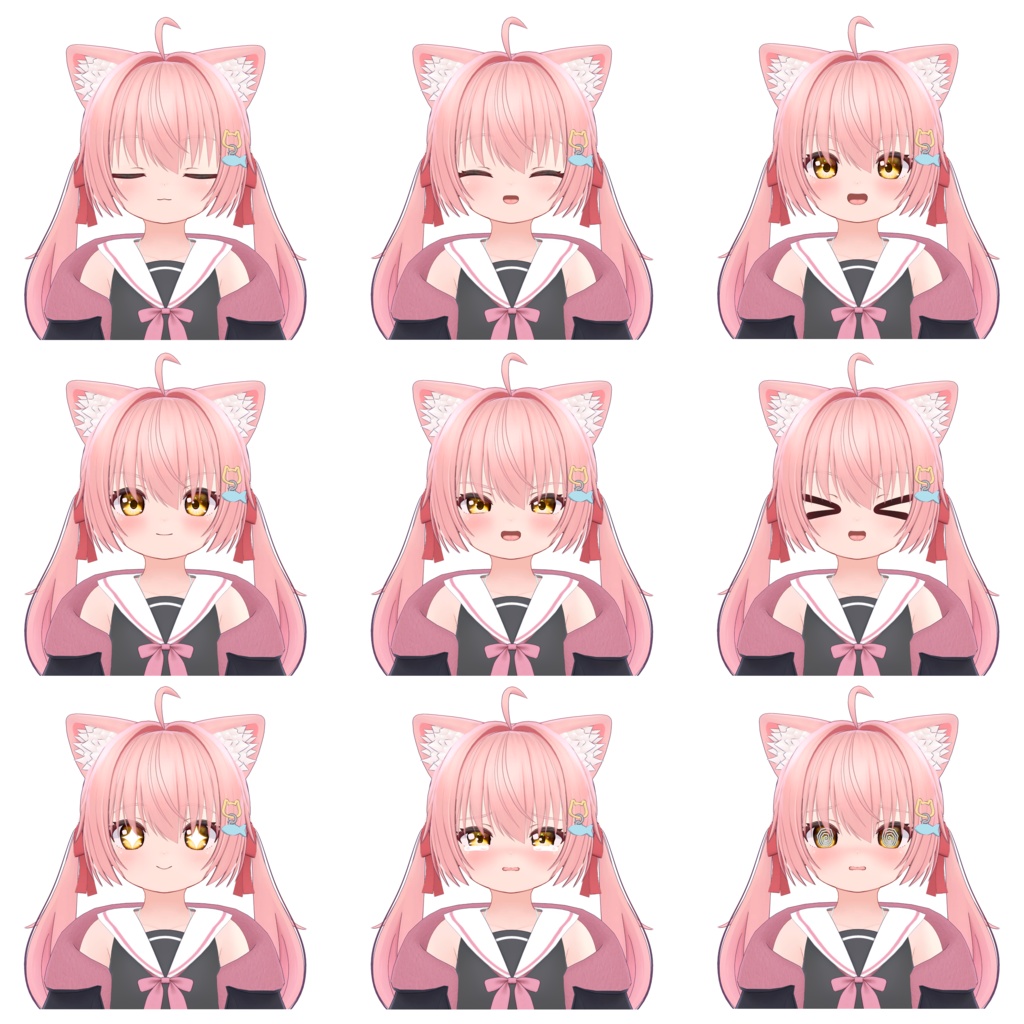 オリジナル3Dモデル「ミャオリン」