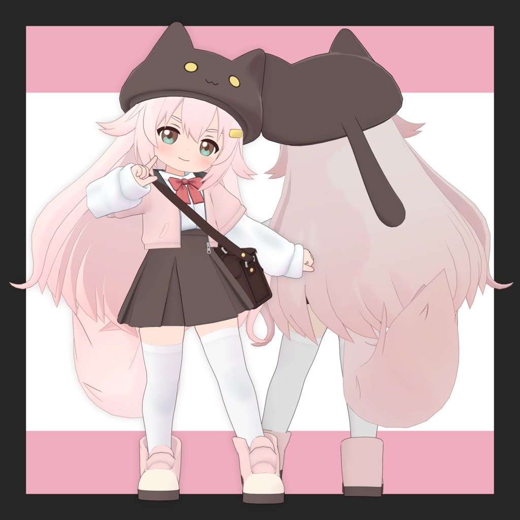 【無料】にゃも / Nyamo「オリジナル3Dモデル」