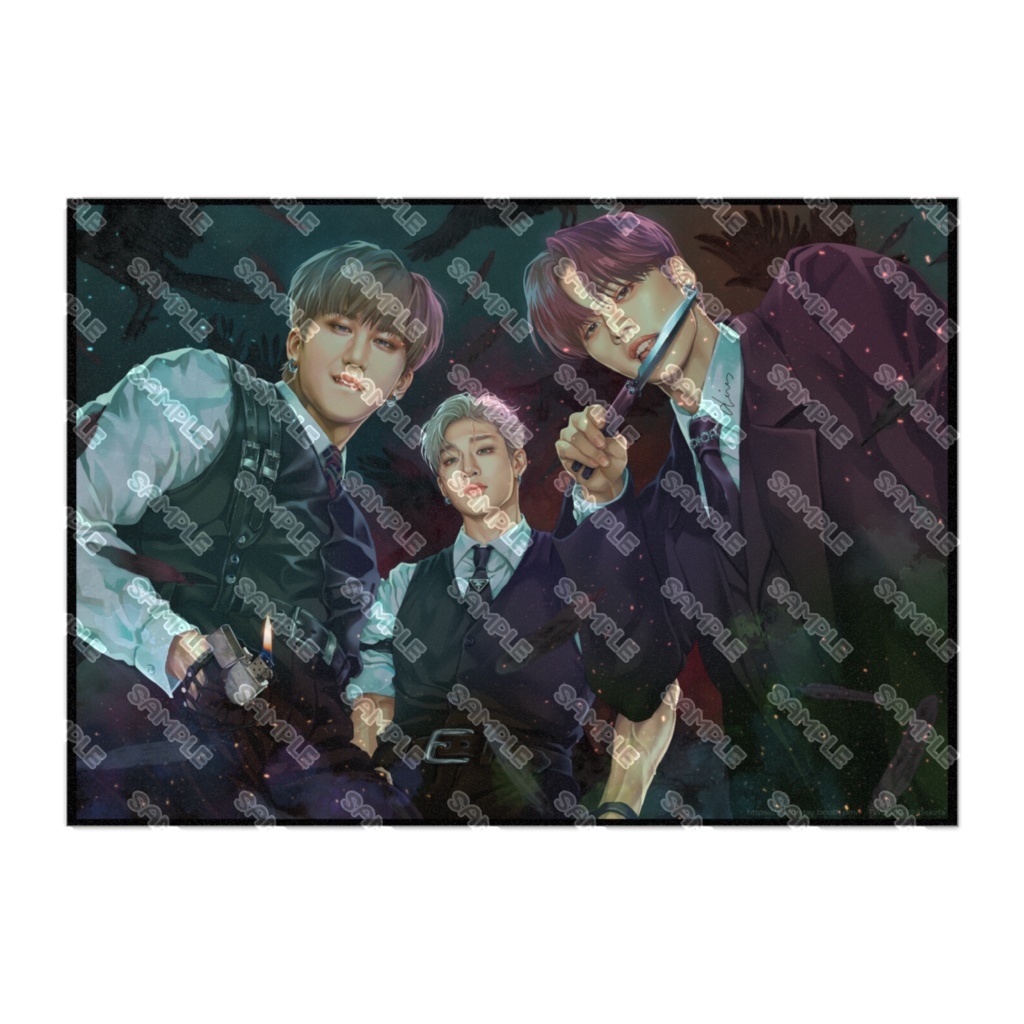 mafia concepted hyungs poster