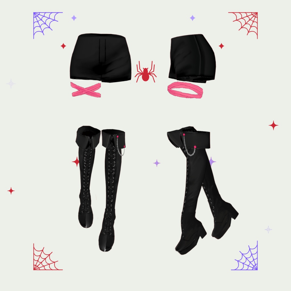 【VRoid用】Halloween Dress / ハロウィンドレス