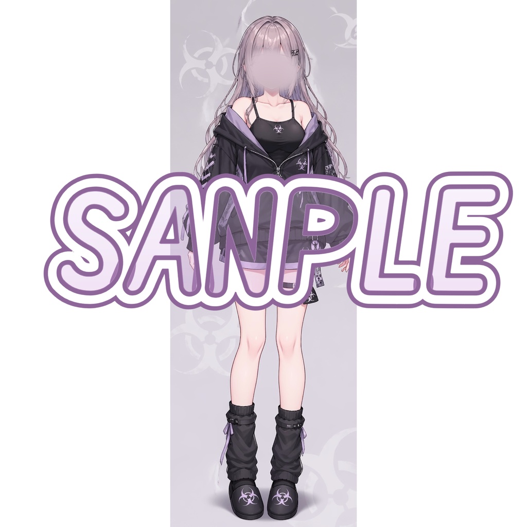 バイオハザード風ルームウェア衣装(前面PNG)【VTuber用 / nizima対応】