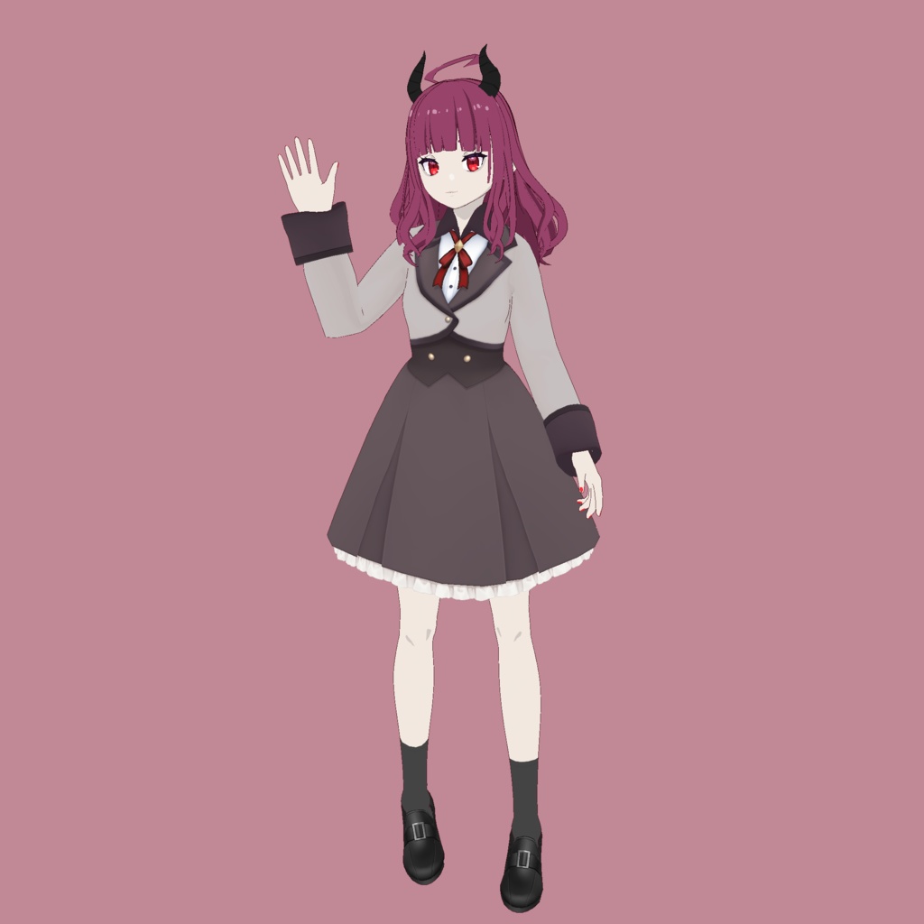 FREE Dolly Devil VRoid Model ~ VRM and VRoid Files