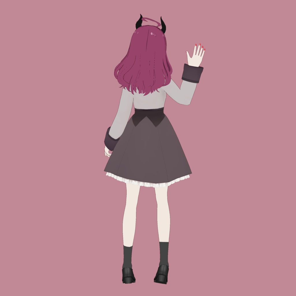 FREE Dolly Devil VRoid Model ~ VRM and VRoid Files