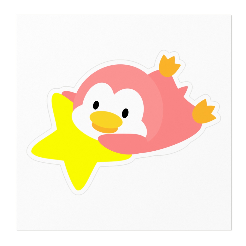 星とびあどちゃんステッカー