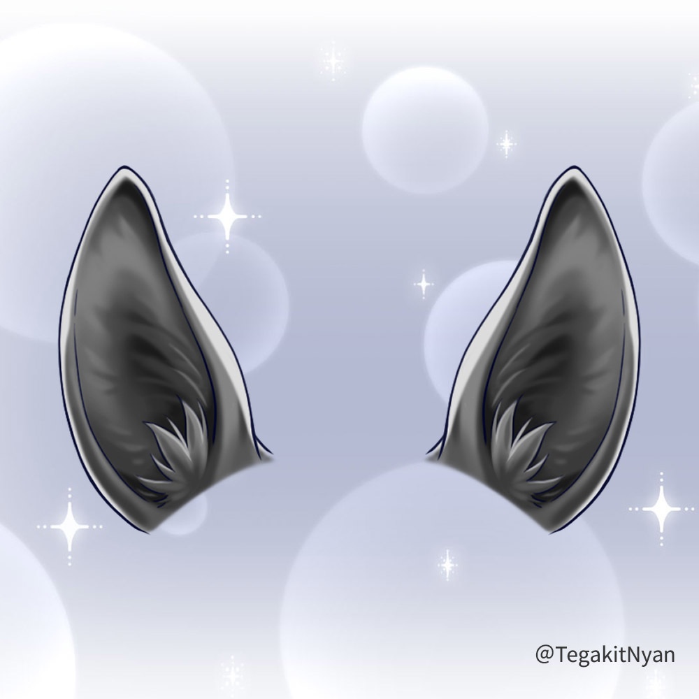 【透過PNG】2026年お正月用🎍ウマ耳セット【無料フリー素材】