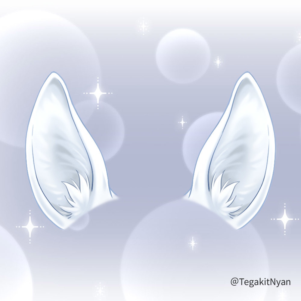 【透過PNG】2026年お正月用🎍ウマ耳セット【無料フリー素材】