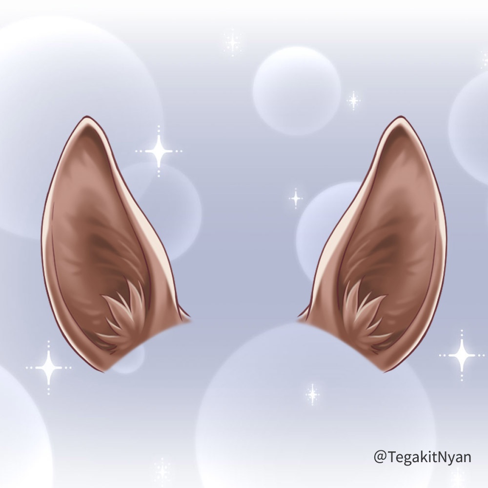 【透過PNG】2026年お正月用🎍ウマ耳セット【無料フリー素材】