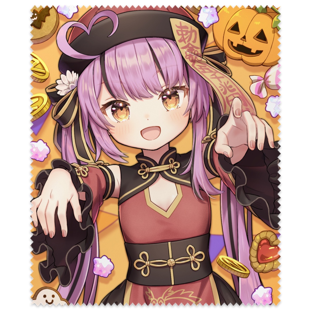 乙女おとハロウィン2021マイクロファイバータオル(チャイナキョンシー)