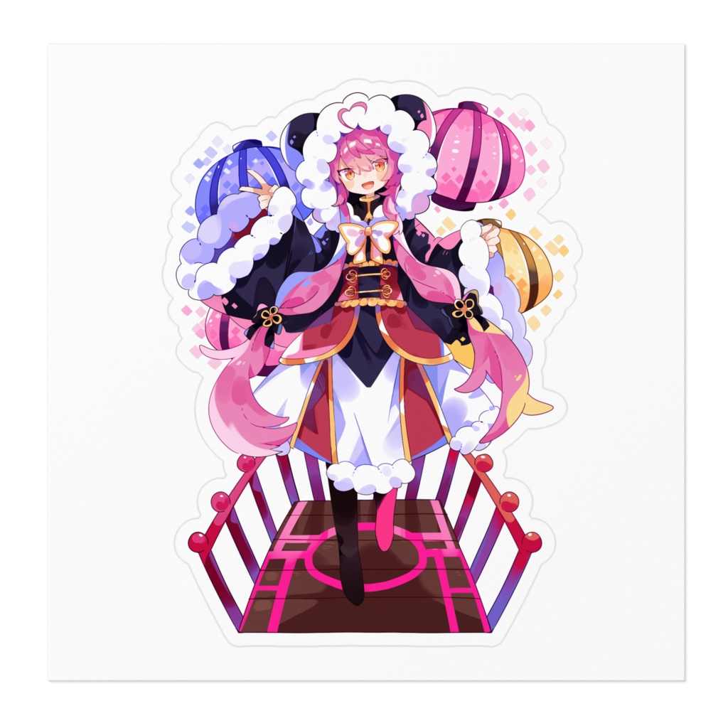 2022あけおめおとちゃんステッカー