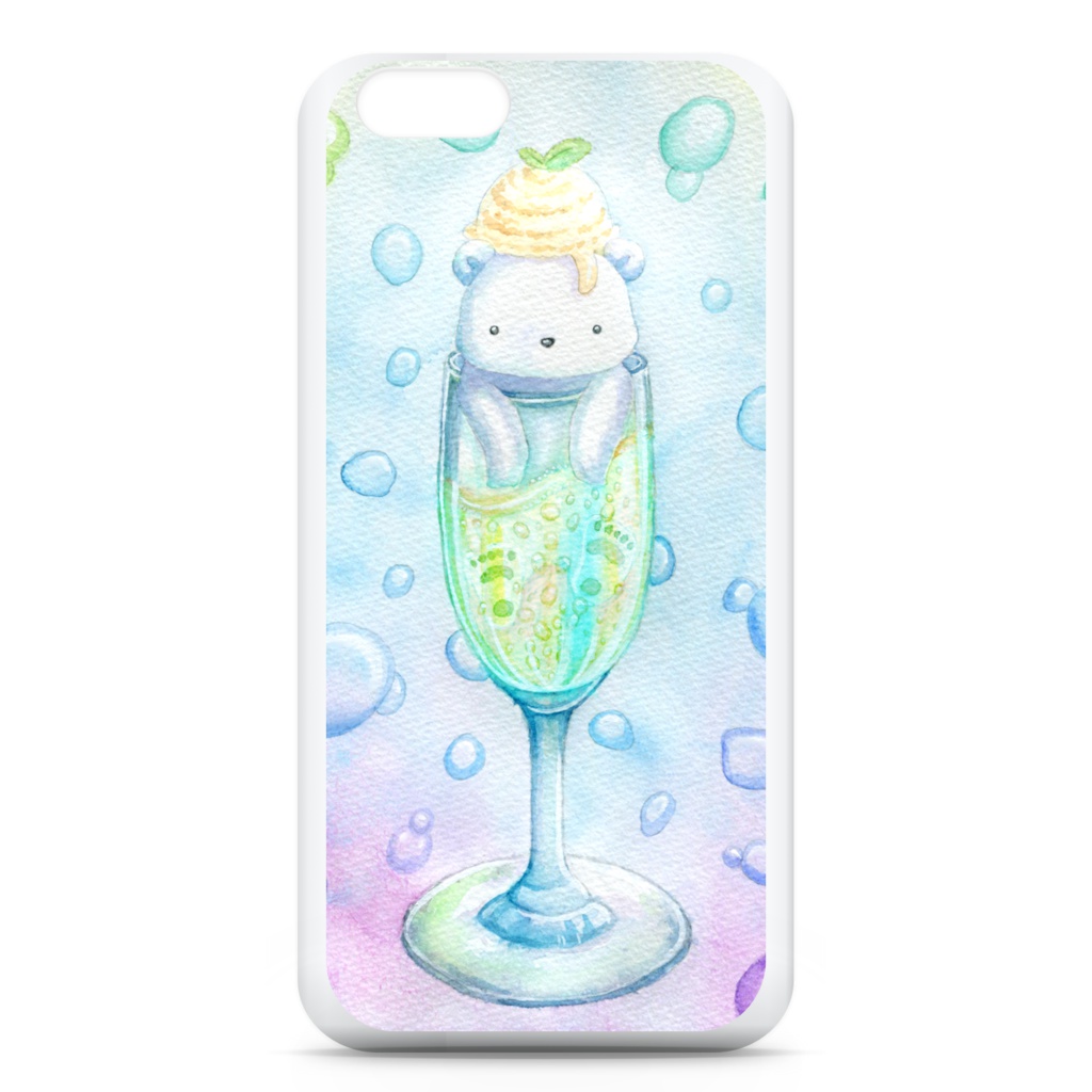 スパークリング白くまさんiPhoneケース・カバー