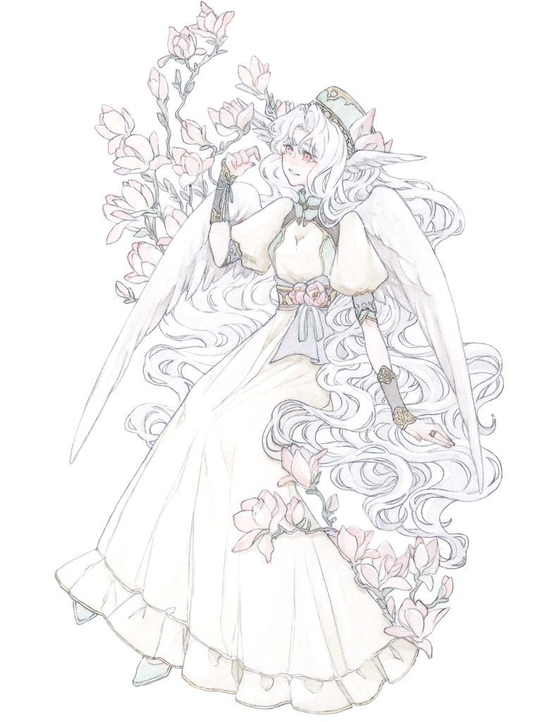 【F0パネル原画】木蓮の君