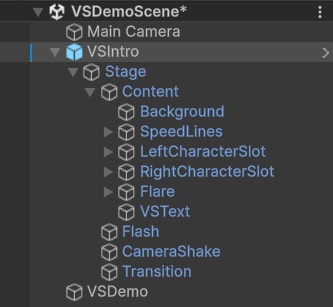 【Unity_asset】"VS"演出